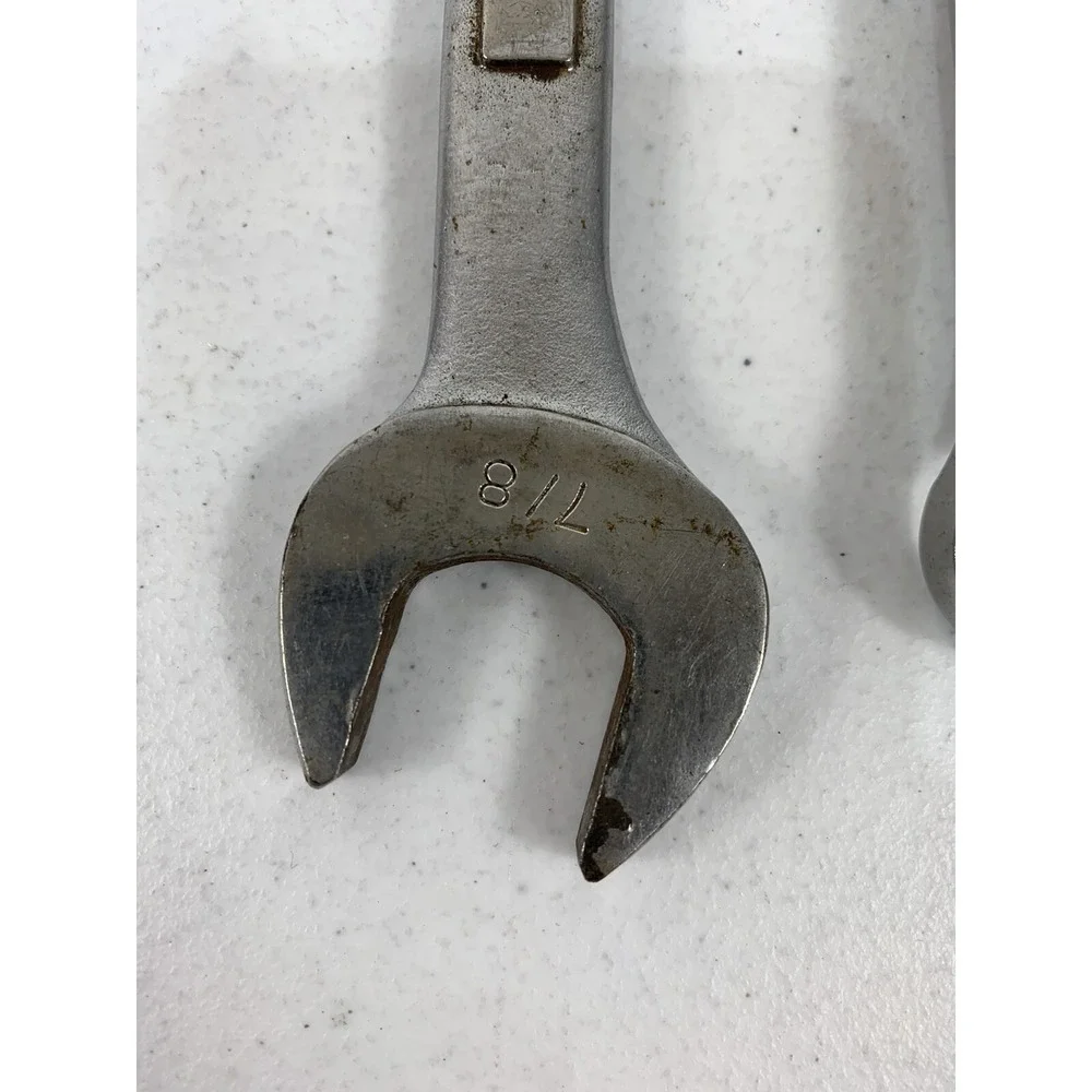 Lot Of 2 Craftsman 5/8 -VA-44697 &‎ 3/4-7/8 -VV-44584 Combo Wrenches Made in USA
